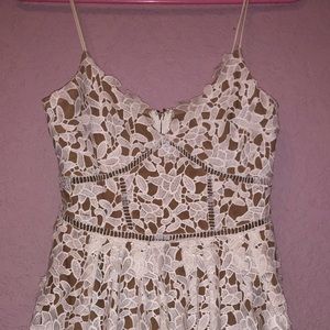 The Impeccable Pig White Lace Dress